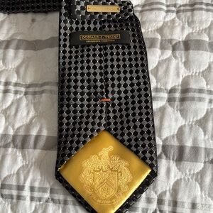 TRUMP Grey and Black Men's Tie